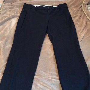 J Crew size 12 navy blue Cameron skinny pant